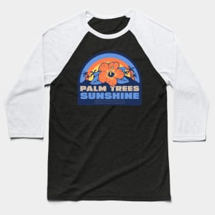 Palm Trees Sunshine Unwind Baseball T-Shirt